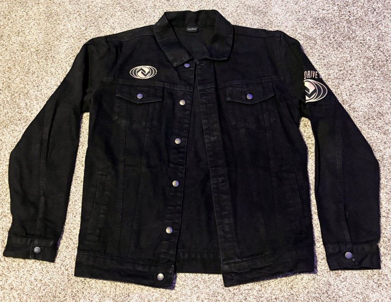 At The Drive In Black Denim Jacket Men’s Small The Mars Volta Rare Vintage Band