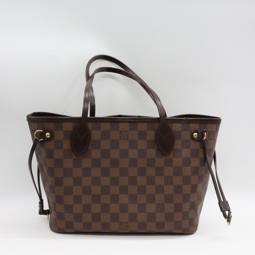 Louis Vuitton Brown Damier Neverfull PM Handbag