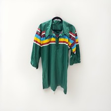 Native American Seminole Miccosukee Patchwork Handmade Colorful Garment 74 