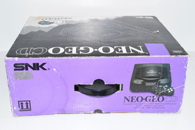 SNK Neo Geo CD Console System Top Loading Boxed Manual 2 Controllers Set Japan