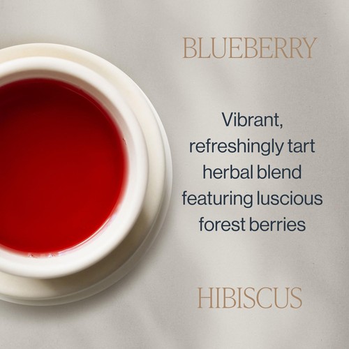 Rishi Tea Blueberry Hibiscus tisane - Profitez chaud ou glacé - 15 pièces - paquet de 3 - Photo 5/5