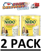 2 PACK - Nestle NIDO Fortificada Whole Milk Powder (4.85 lb) Total 9.7 lbs