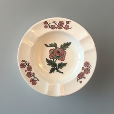 Wedgwood Mandarin Aschenbecher – Keramik Earthenware, ca. 11 cm, Vintage