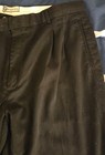 BLACK PLEATED FRONT BUGLE BOY 40 X 30 MENS PANTS — photo 3