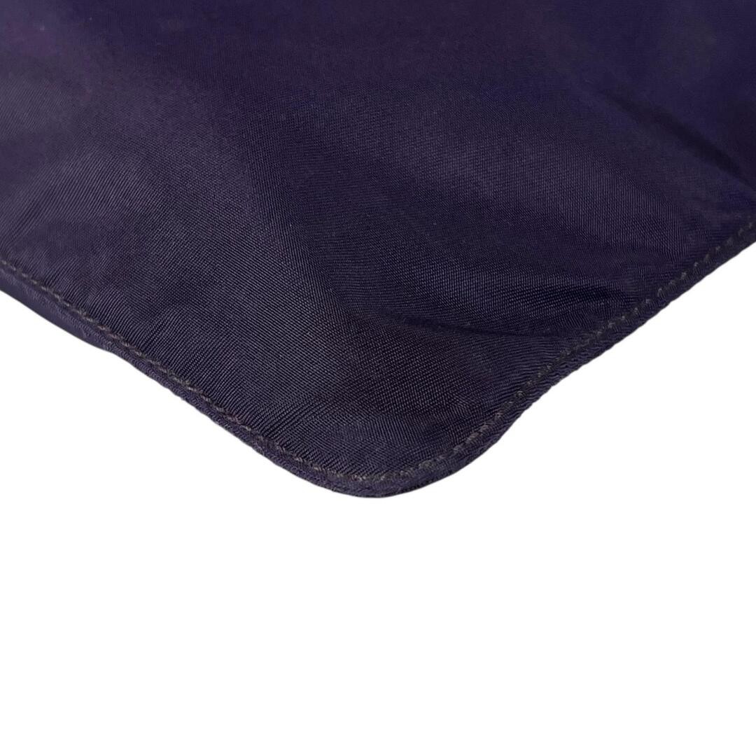 PRADA shoulder bag nylon purple women s triangular logo Used thumbnail 7