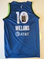 Courtney Williams Minnesota Lynx Autographed Jersey WNBA Star JSA COA