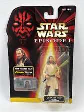 1998 Star Wars Episode 1 Qui-Gon Jinn .00 FIRST EDITION CommTech New