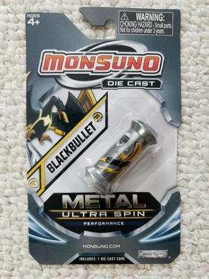 Monsuno Die Cast Metal Ultra Spin Core Blackbullet BRAND NEW SEALED