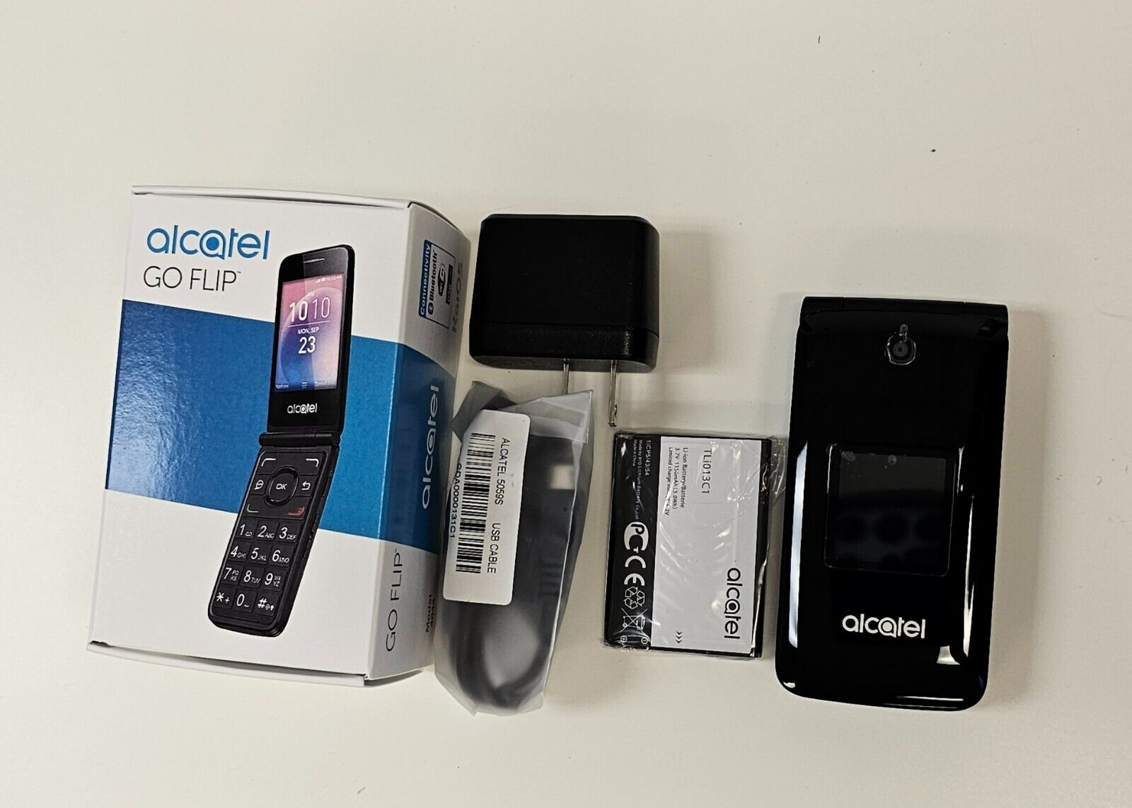 Alcatel Go Flip 4044 Unlocked 4G Flip Phone TMOBILE Metro Mint Ting Tello