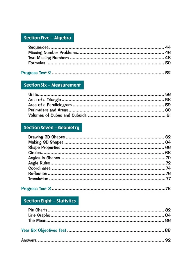 KS2 Sats Year 6 Maths English Science Targeted Question Book  Ages 10-11 CGP - Image 3 of 4