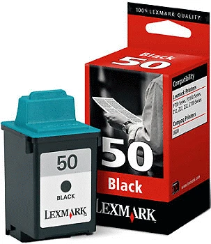 Lexmark 50 Noire cartouche d'encre authentique (TVA incluse) - Photo 1/1