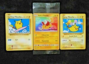 1 Sealed card Ash's Pikachu Card sm108 NM