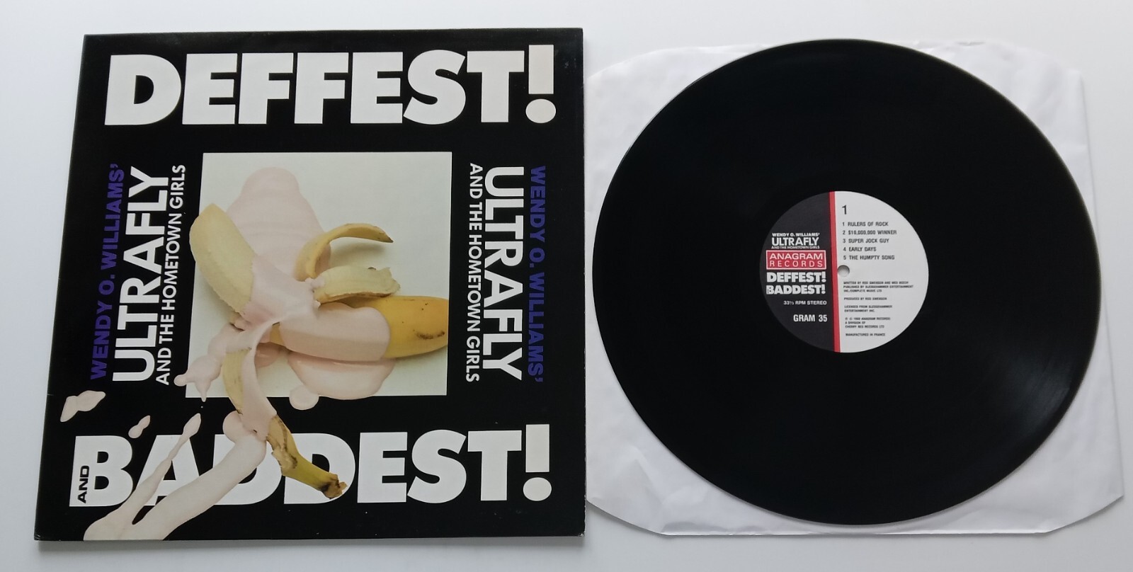Wendy O Williams - Deffest! And Baddest! UK 1988 Anagram Records LP