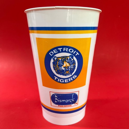 (4) Vintage TIGER STADIUM DETROIT TIGERS Plastikbecher - BISMARCK FOOD - selten Rarität - Bild 5 von 9