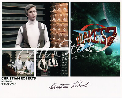 BLAKE'S 7 - Christian Roberts signiertes Foto 13 Blakes 7