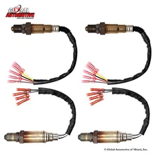 Set of 4 New Bosch Oxygen O2 Sensor for 2009-2021 Ford F-150 F150 Pickup V6 V8