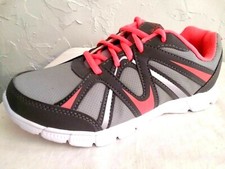 DANSKIN-YOUTH BOY/GIRLS SPECIAL "4" GRAY/ORANGE-LIGHTWEIGHT ATHLETIC SHOES