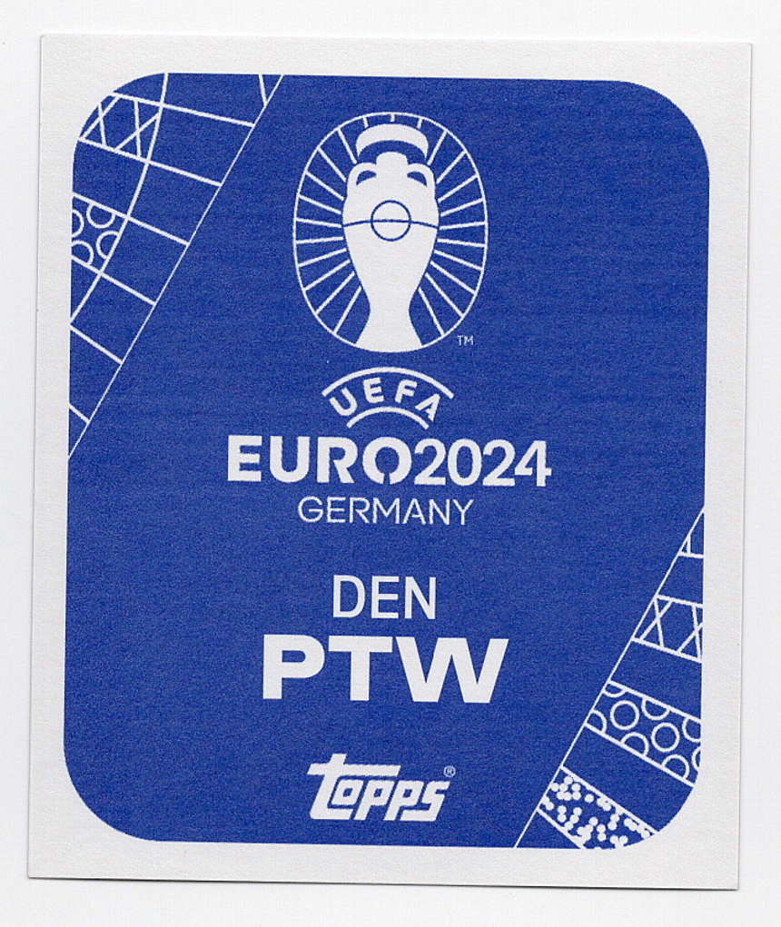 Topps UEFA EURO 2024 Match Attax Trading Cards - 1x GM 3 RASMUS HÖJLUND ENERGY CARD - Sticker