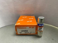 New Lot Ferraz Shawmut ATDR20 Amp Fuses Bussmann Class CC LP-CC-20  600V  NIB