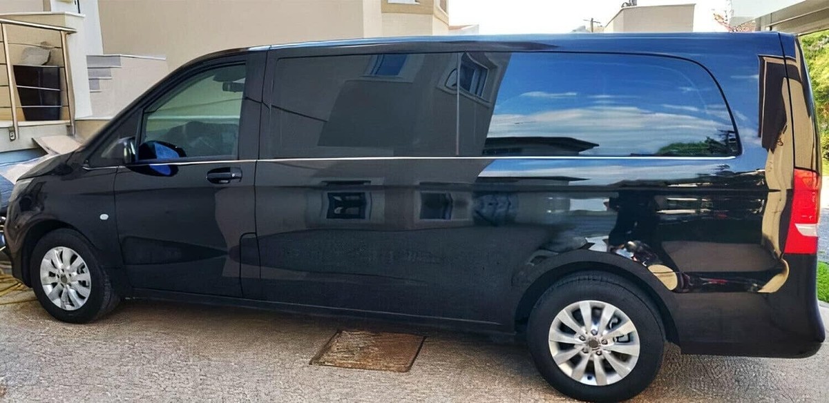Moulures De Fenêtre Chromées Pour Mercedes Vito W447 (2014+, L2) – Kit De Lattes De Style Modifycar