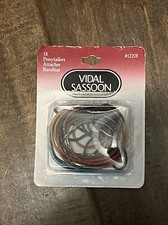 Vtg 90s Vidal Sassoon 18 Pcs Ponytailers #122...