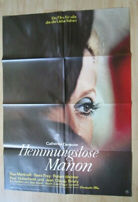 Filmplakat - Hemmungslose Manon ( Catherine Deneuve , Elsa Martinelli )