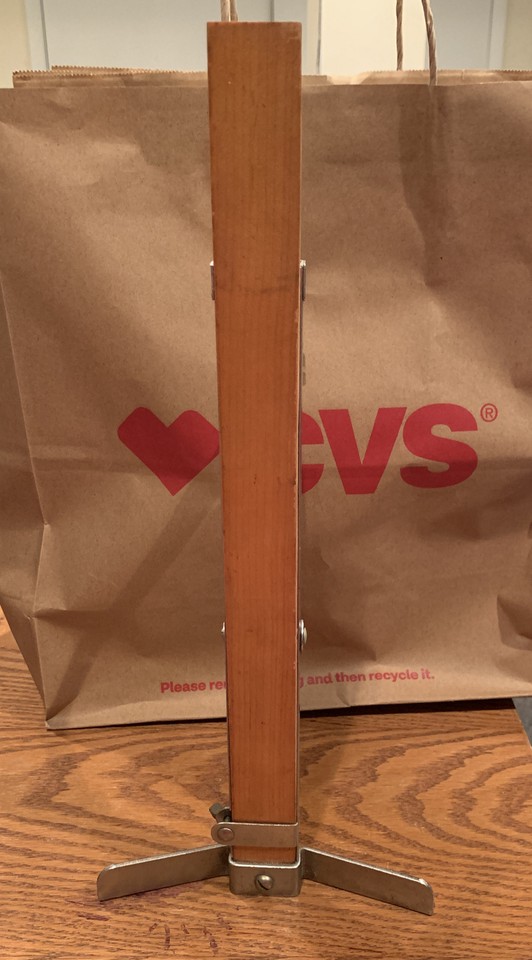 Vintage Skirt Dress Hemmer Wood Ruler Tailor Sewing Seamstress Tool Hem