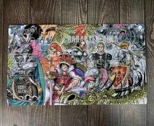 O-P Playing Mat OPCG TCG CCG Mat Trading Card Game Table Pad Duel Playmat & Bag