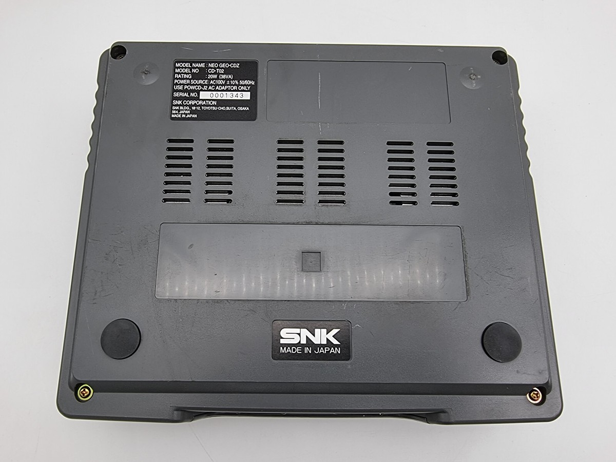 NEO GEO CDZ Console No Box Tested Japan Used Low Serial