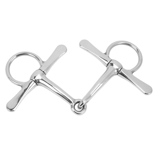 125mm Full Cheek Horse Snaffle Stainless Steel Horse Mouth Bit Garden Hot - Picture 4 of 12