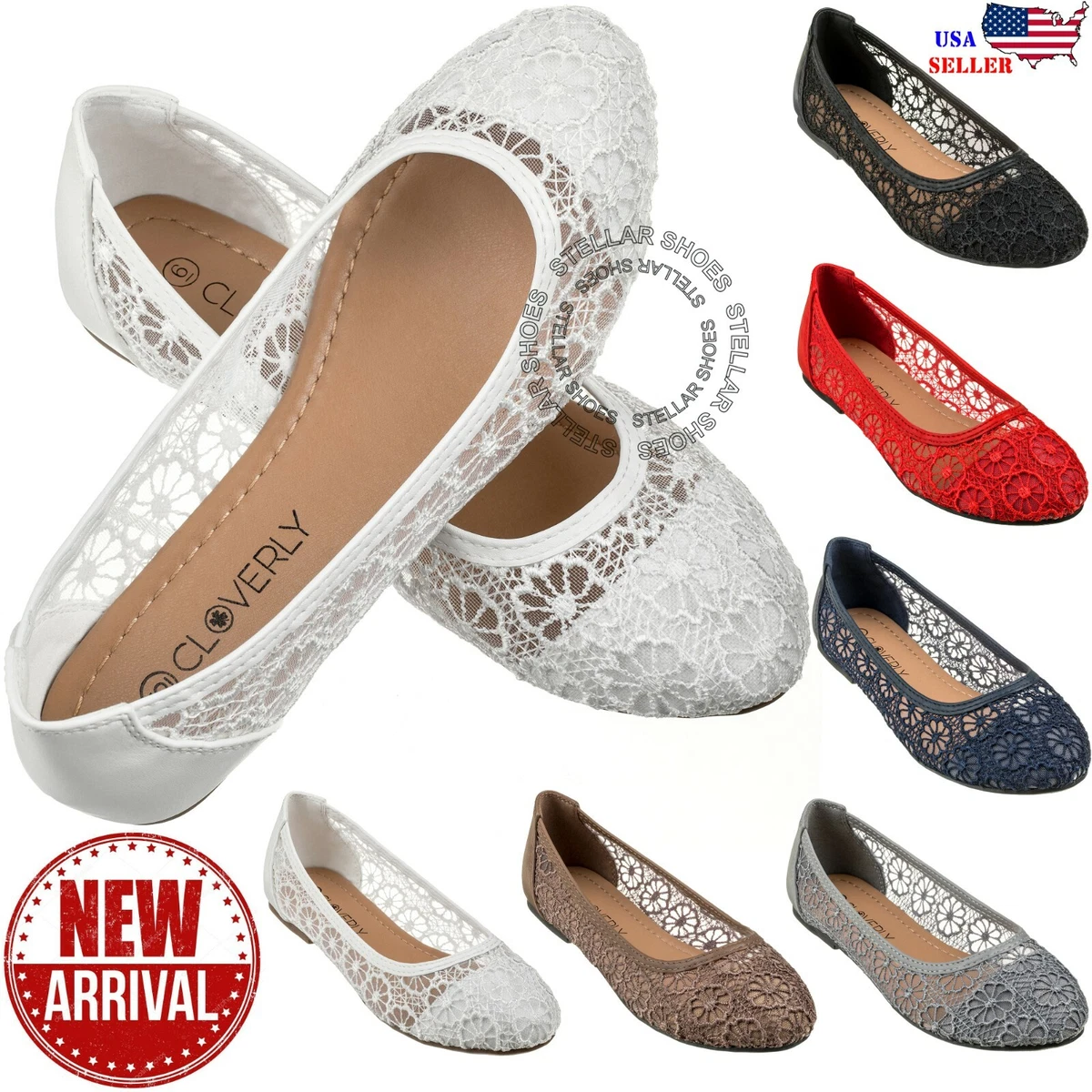 Crochet flat shoes sale