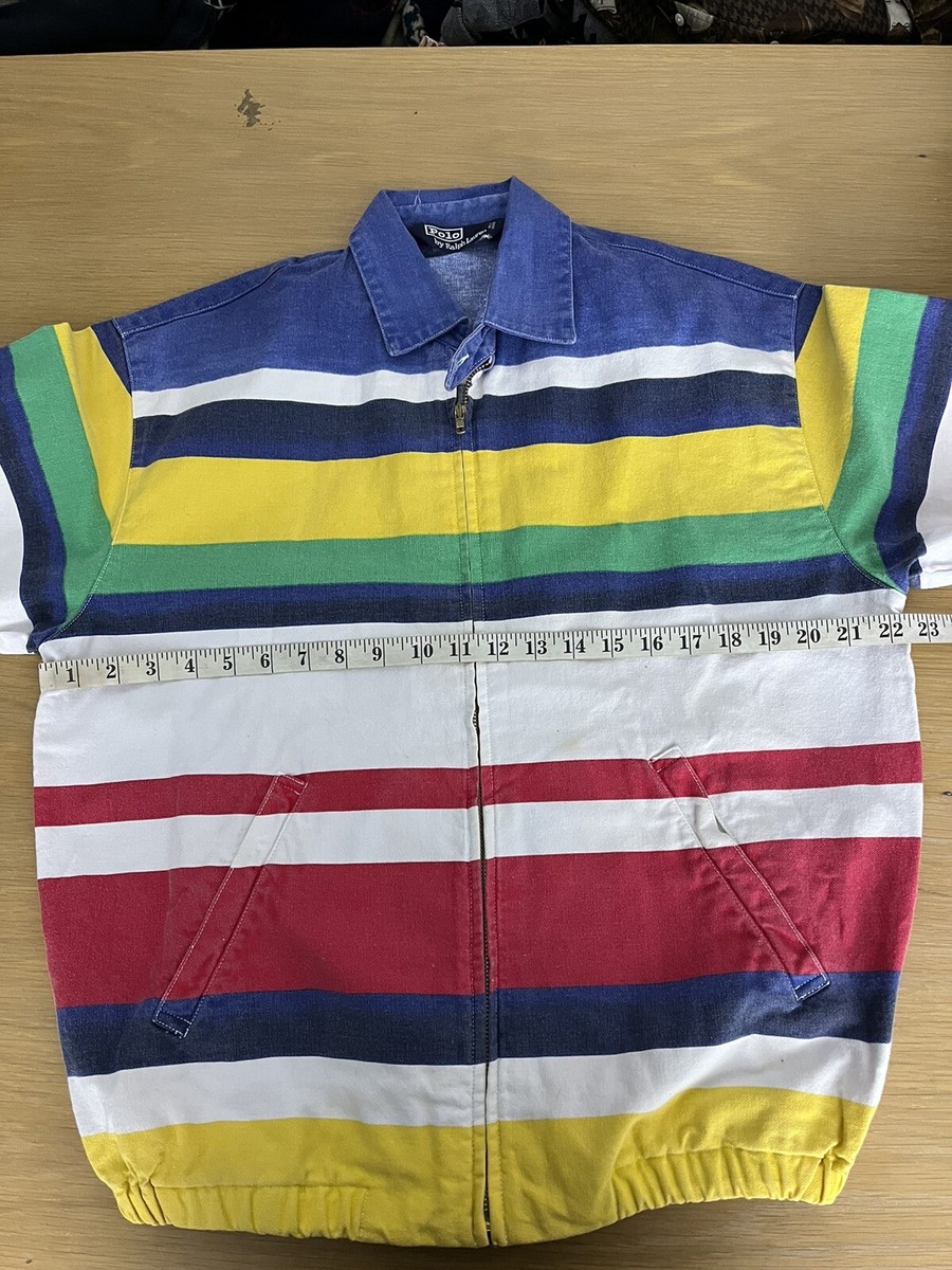POLO 1992 XL Summer Sailing ジャケット POLO RALPH LAUREN - POLO 1992 SUMMER JACKET パープル オリジナルの