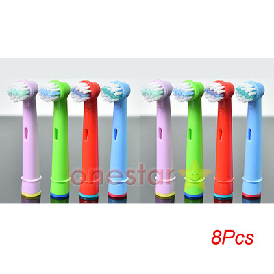 8pcs New Electric Tooth Brush Heads Replacement For oralb Kids Professional Care