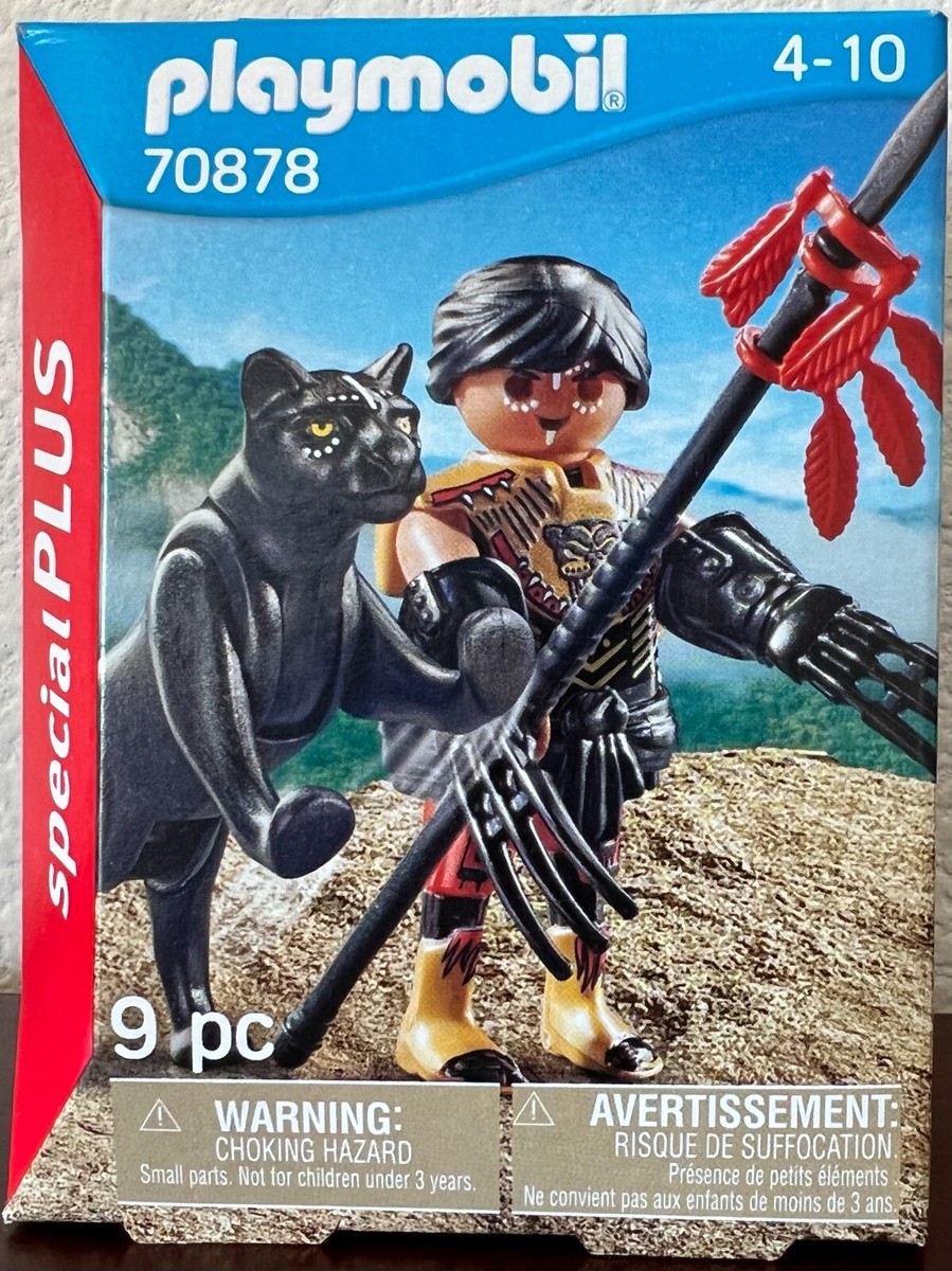 Playmobil Playmo Special Plus WARRIOR + BLACK PANTHER Set 70878