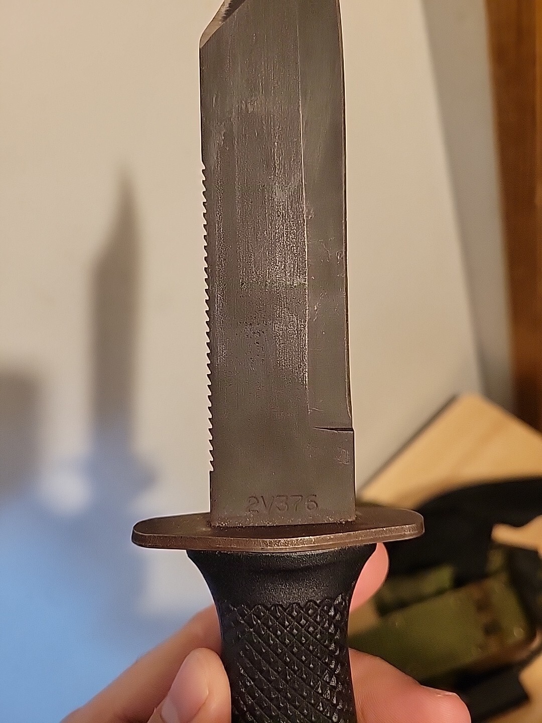 MK3 MOD 0 2V376 USN Navy Seal Dive Combat Fighting Knife & Scabbard eBay