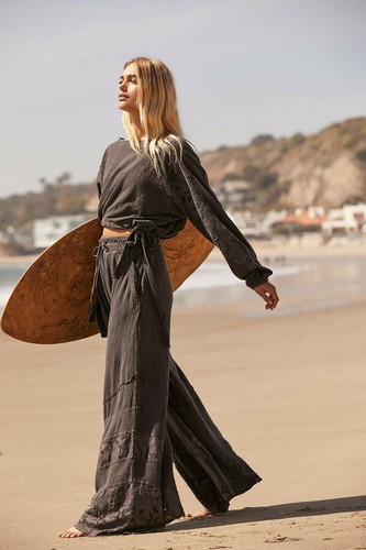 Wide-leg Pants Purple Haze 