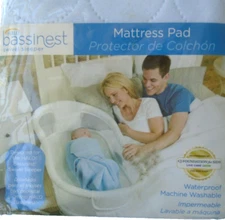 Halo Bassinest Swivel Sleeper Waterproof Mattress Pad GPU#7821 White