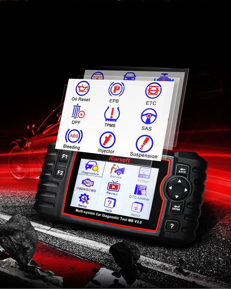 iCarsoft MB V3.0 III Tiefendiagnosegerät für Mercedes Sprinter Smart + Support - Bild 3 von 4