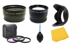 Wide Angle, Telephoto Lens, Filter Kit For Canon EOS T8i T7i T7 850D