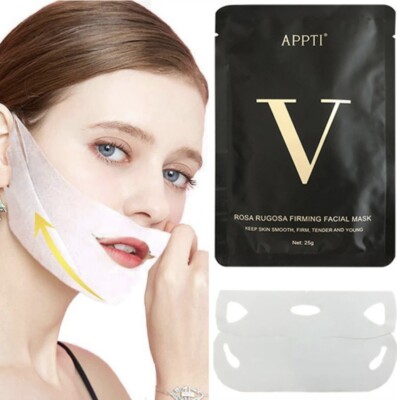APPTI Double V Shape Chin Reducer Face Lifting Mask, Firming Tightening Facial 5