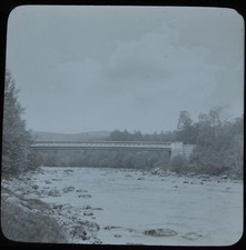 Magic Lantern Slide Photo Scotland River Scene