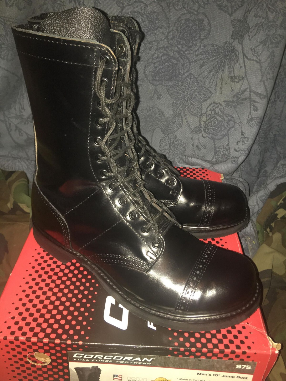 Corcoran 975 Jump boots black, priced 