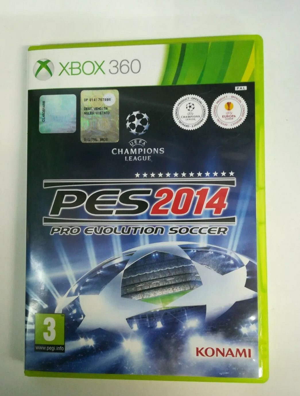 PRO EVOLUTION SOCCER 2014 XBOX 360 -  OTTIME CONDIZIONI - VERS ITA