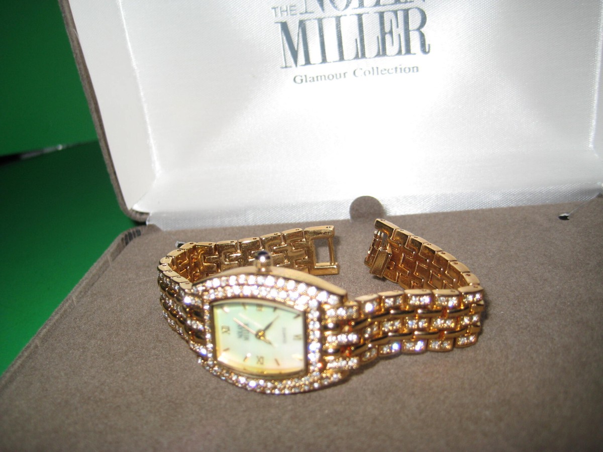 NOLAN MILLER GLAMOUR COLLECTION LADIES BRACELET WATCH EXCELLENT W/ NEW  BATTERY