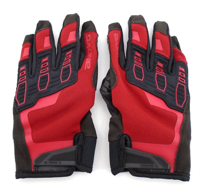 Dakine Cross-X Gloves Youth Kids Medium All Mountain Bike Gloves Deep Red
