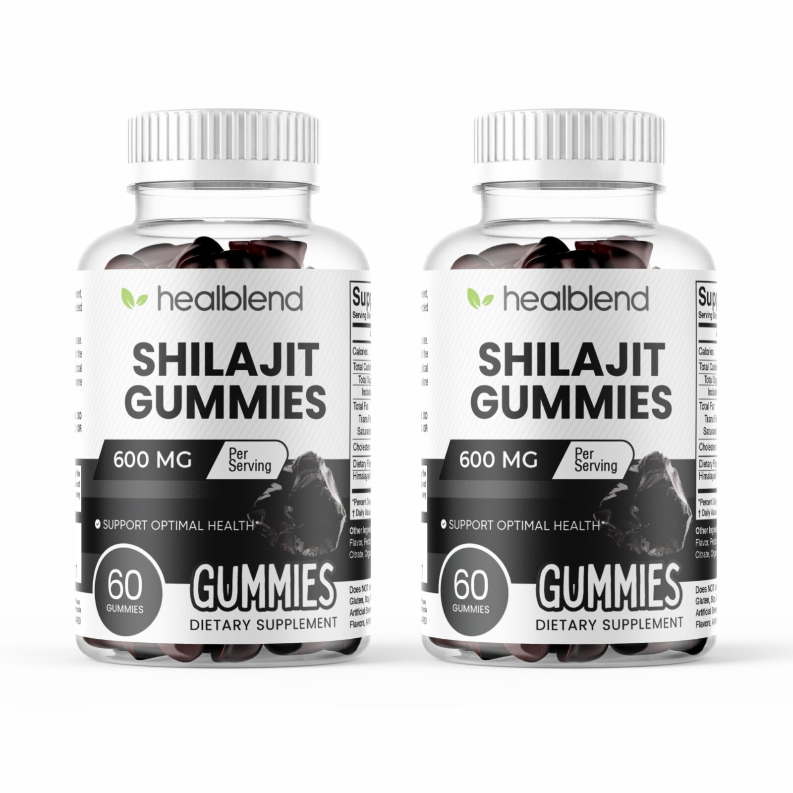 Himalayan Shilajit Gummies 600mg -Energy & Immunity Support for Men & Women