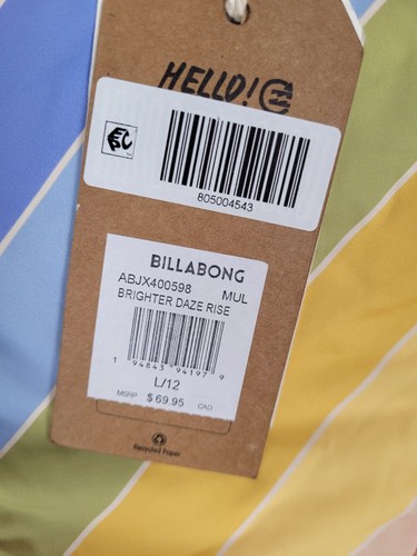 Billabong Brighter Daze Rise Bottom Womens Bikini Bottoms Size Large 12 - Picture 4 of 6