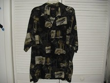 HARLEY DAVIDSON LOGO SS BUTTON FRONT SHIRT SZ 2XL USA MADE EUC
