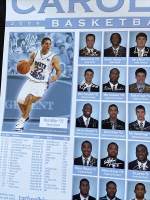 unc basketball rosters by year
