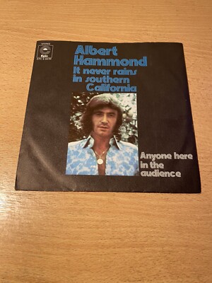 7'' ALBERT HAMMOND * It Never Rains In Southern California (MINT-)